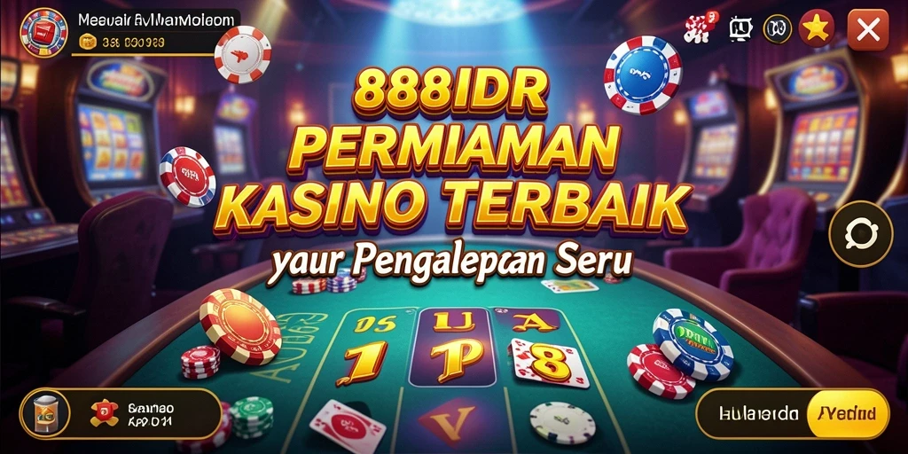 Tampilan gameplay kasino yang menarik di 888IDR.