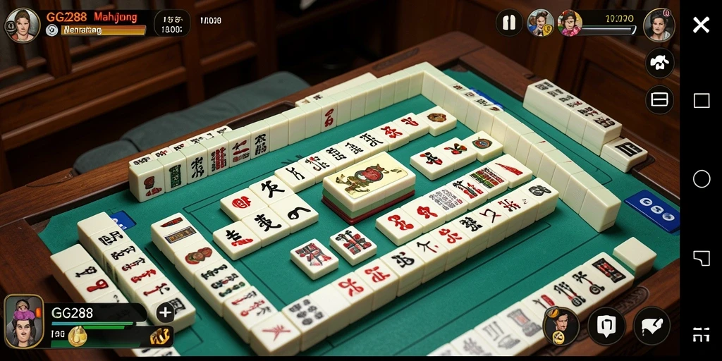 Screenshot <strong>GG288</strong> menampilkan gameplay Mahjong yang menarik dan menyenangkan.