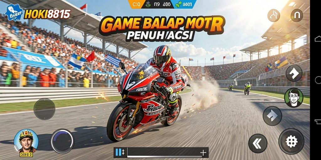 Tampilan gameplay HOKI8815 yang seru dan menantang.
