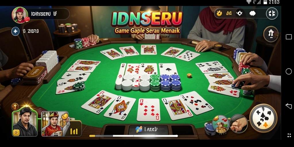 Tampilan gameplay seru di IDNSERU dengan teman-teman.