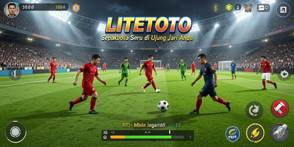Tampilan gameplay menegangkan di LITETOTO