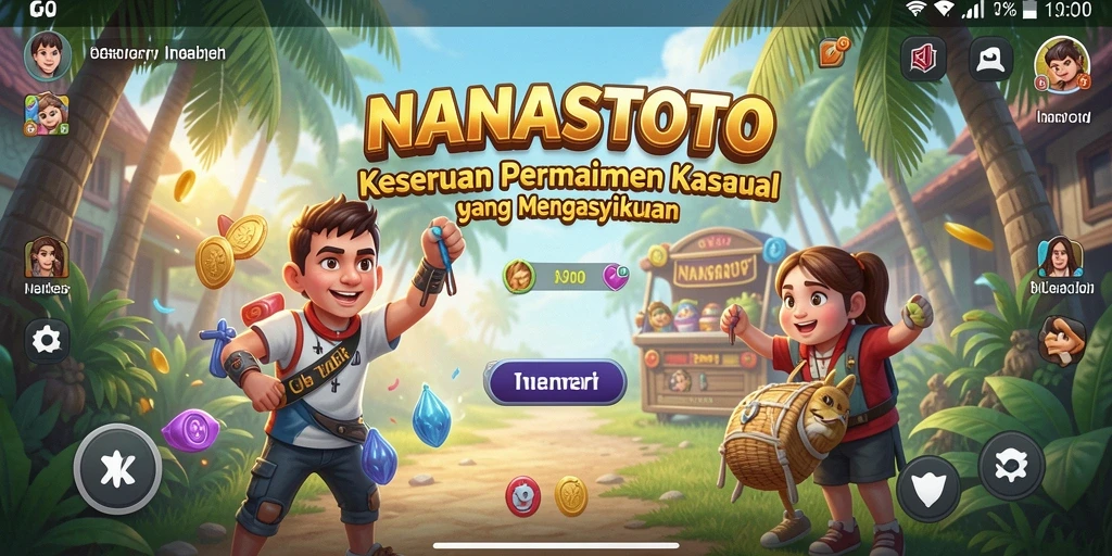 Gameplay seru dan penuh warna di NANASTOTO.
