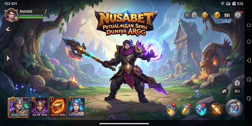 Tampilan gameplay ARPG yang mendebarkan dengan pertempuran seru.