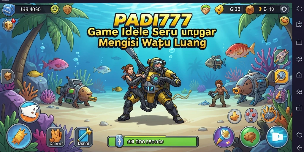 Tangkapan layar utama PADI777 menampilkan gameplay yang santai dan menyenangkan.