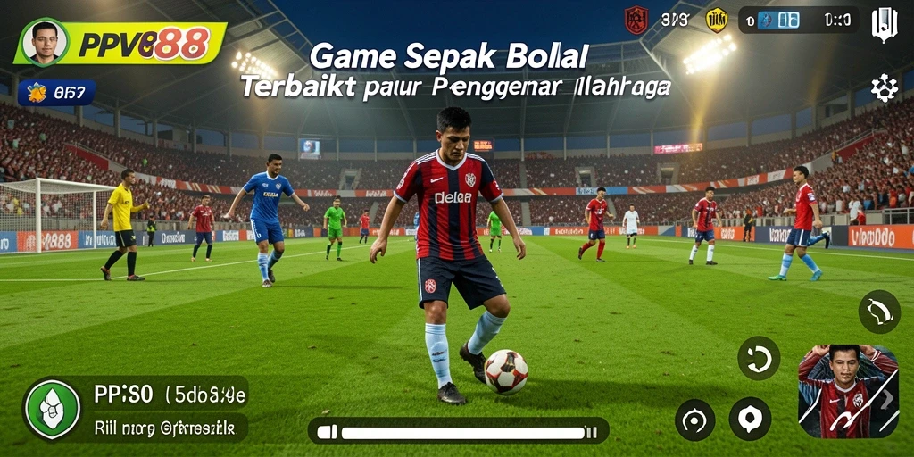 Gameplay PPV88 yang menegangkan dan kompetitif dalam sepak bola.