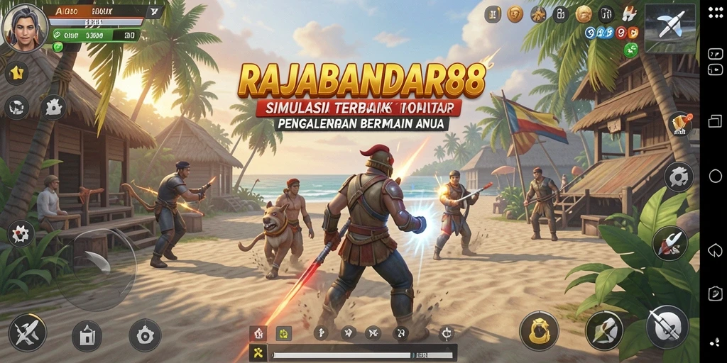 Screenshot gameplay RAJABANDAR88 yang menampilkan aksi seru dalam simulasi.