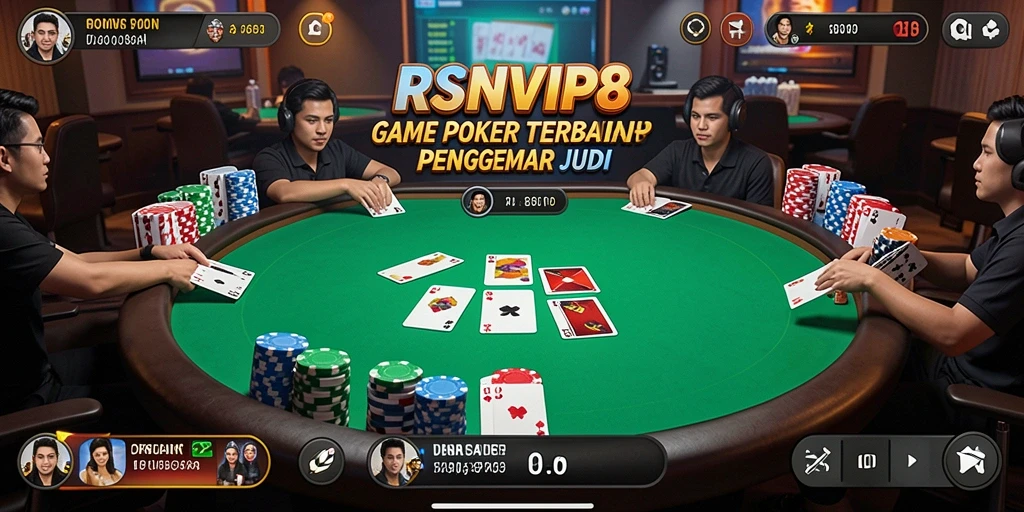 Gameplay seru RSNVIP8 dengan fitur Poker menarik.