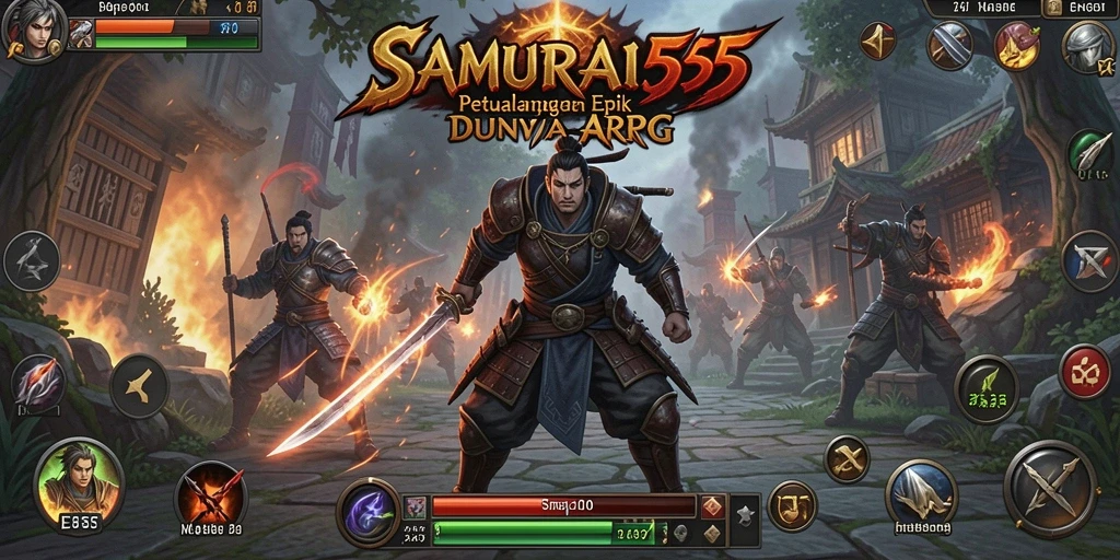 Gameplay seru dan grafik memukau dari SAMURAI555.