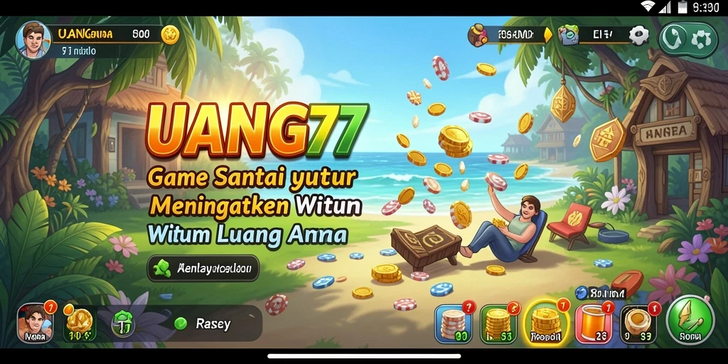 Tampilan gameplay UANG77 yang seru dan menarik.